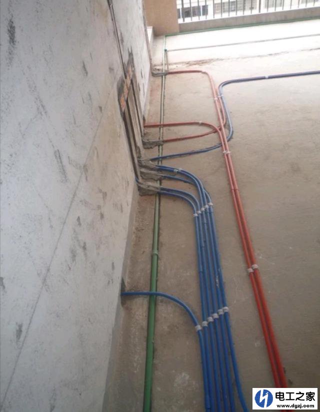 家庭装修水电线管颜色规定