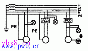 剩余电流保护装置接线方式 (图)