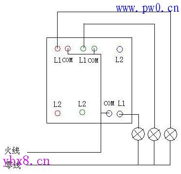 三联线路示意图