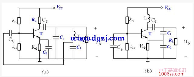 电容三点式振荡电路的结构和判别方法