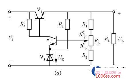 晶体管串联稳压电路的稳压过程分析