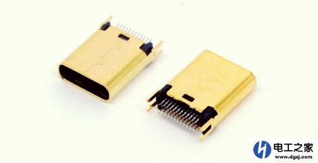 Type-C接口插座信号结构图