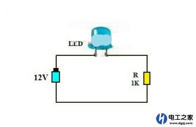 12V电池点亮小功率LED灯珠和大功率LED灯珠的方法