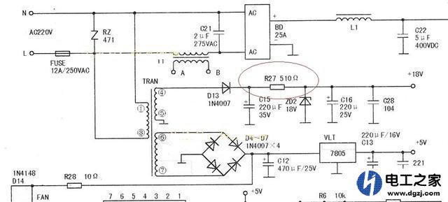 电磁炉测量18V没有输出跟8050三极管有关系吗