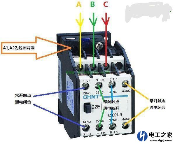 输入电压和接触器线圈电压及电机电压的关系
