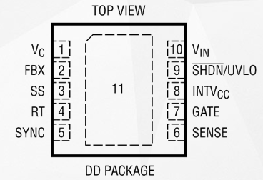 宽输入范围DC/DC控制器LT3757的性能特点及应用