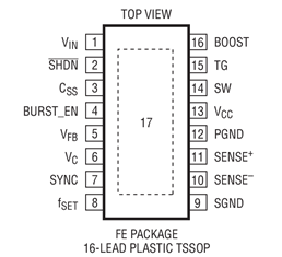 4V至60V DC/DC控制器LT3844的性能特点及适用范围