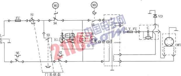格兰仕微波炉电路图